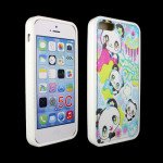 Wholesale iPhone 5C Gummy Design Case (Twinkle Panda)